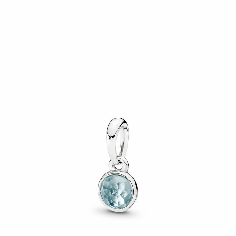 Pandora Australia March Droplet Pendant - Sterling Silver | FYAQTG541